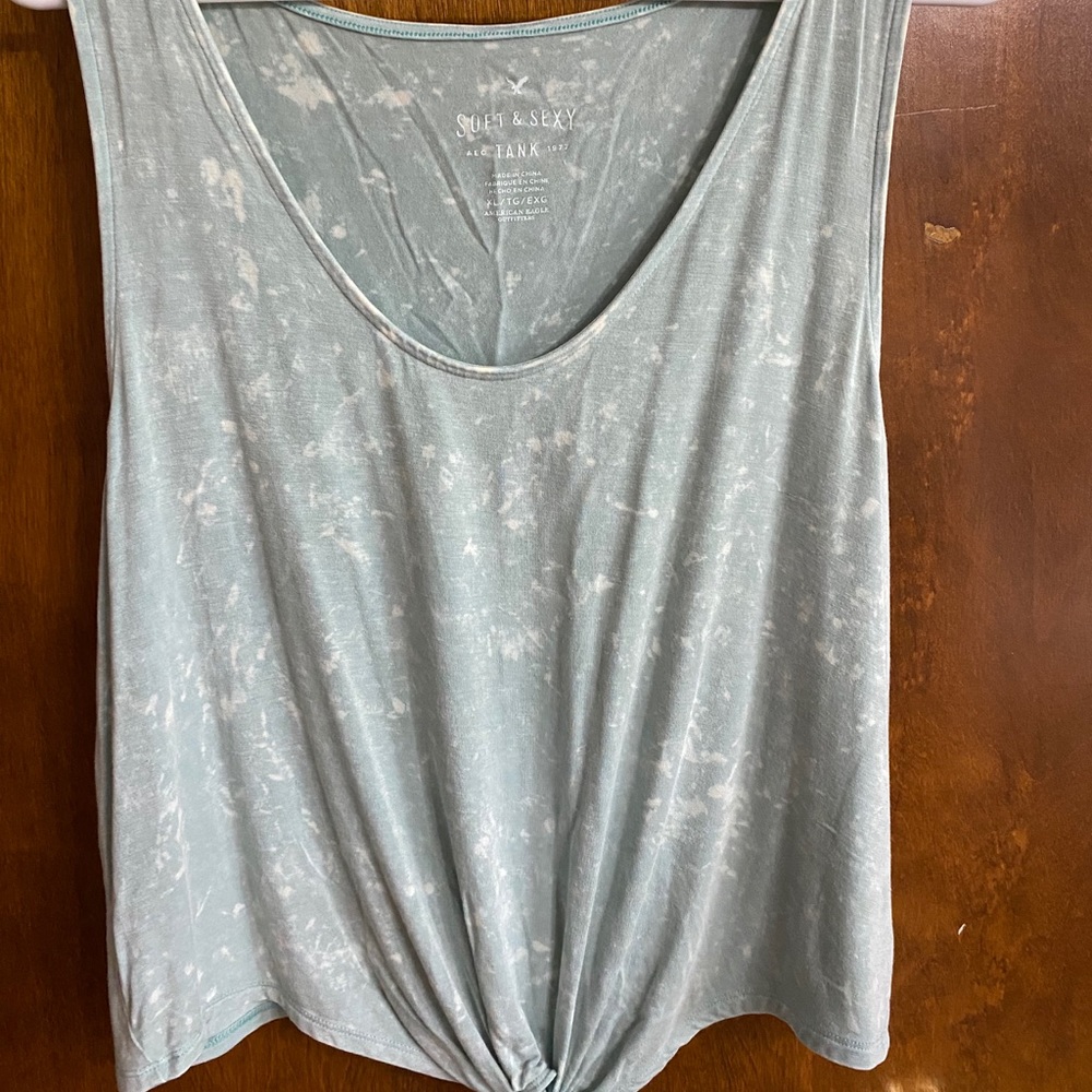 Blue tank top